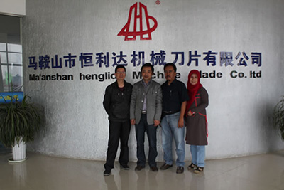 Foreign customers visiting HENGLIDA